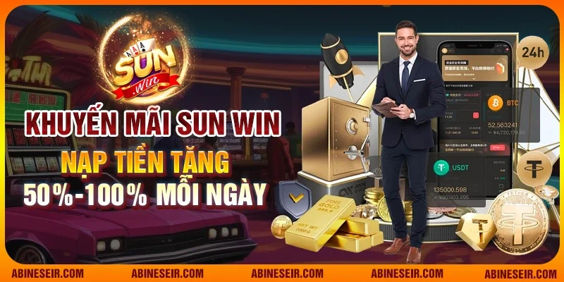 Sunwin luôn có khuyến mãi lớn khi khách hàng nạp tiền